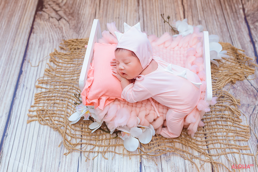 Bé nằm ngủ thật đáng yêu