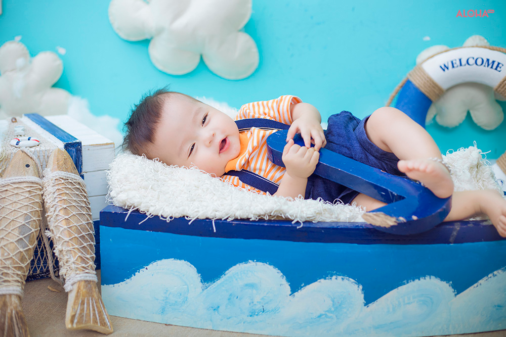 Chọn thời điểm lúc bé vui vẻ nhất để chụp